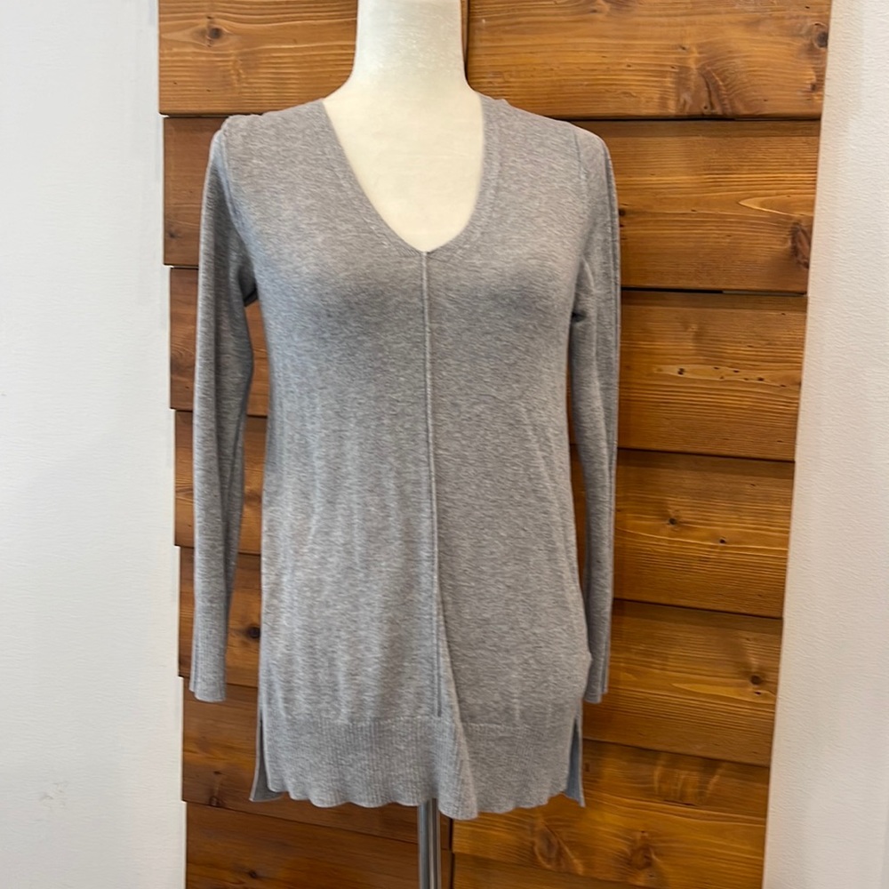 Grey tunic sweater